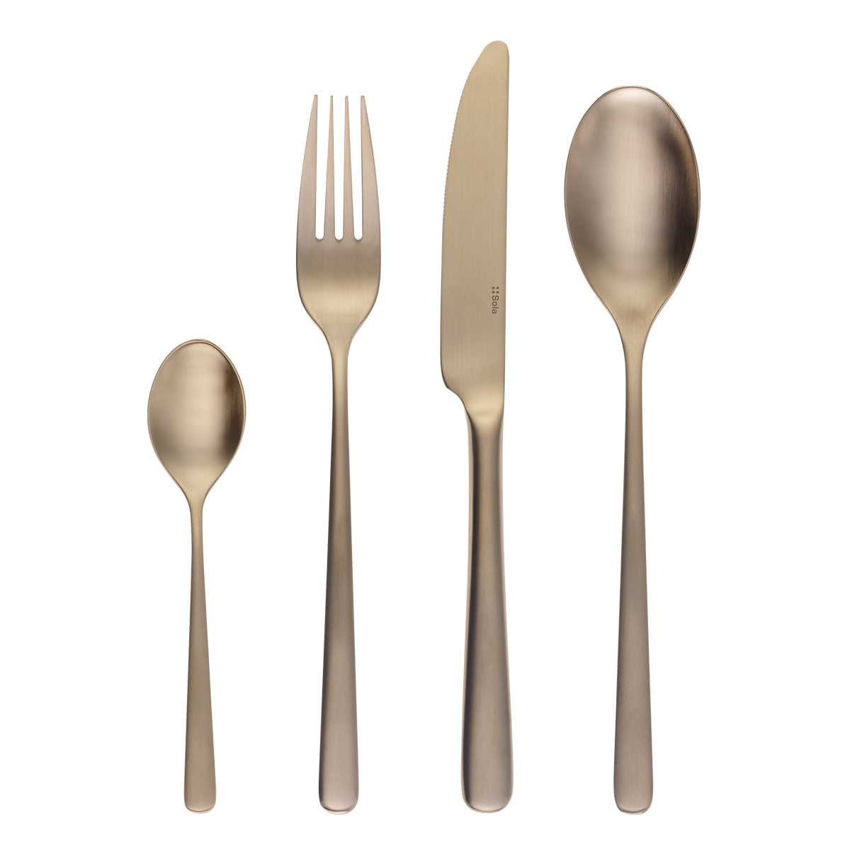 Besteckset 24-tlg. - Salamanca PVD Champagne ganz matt