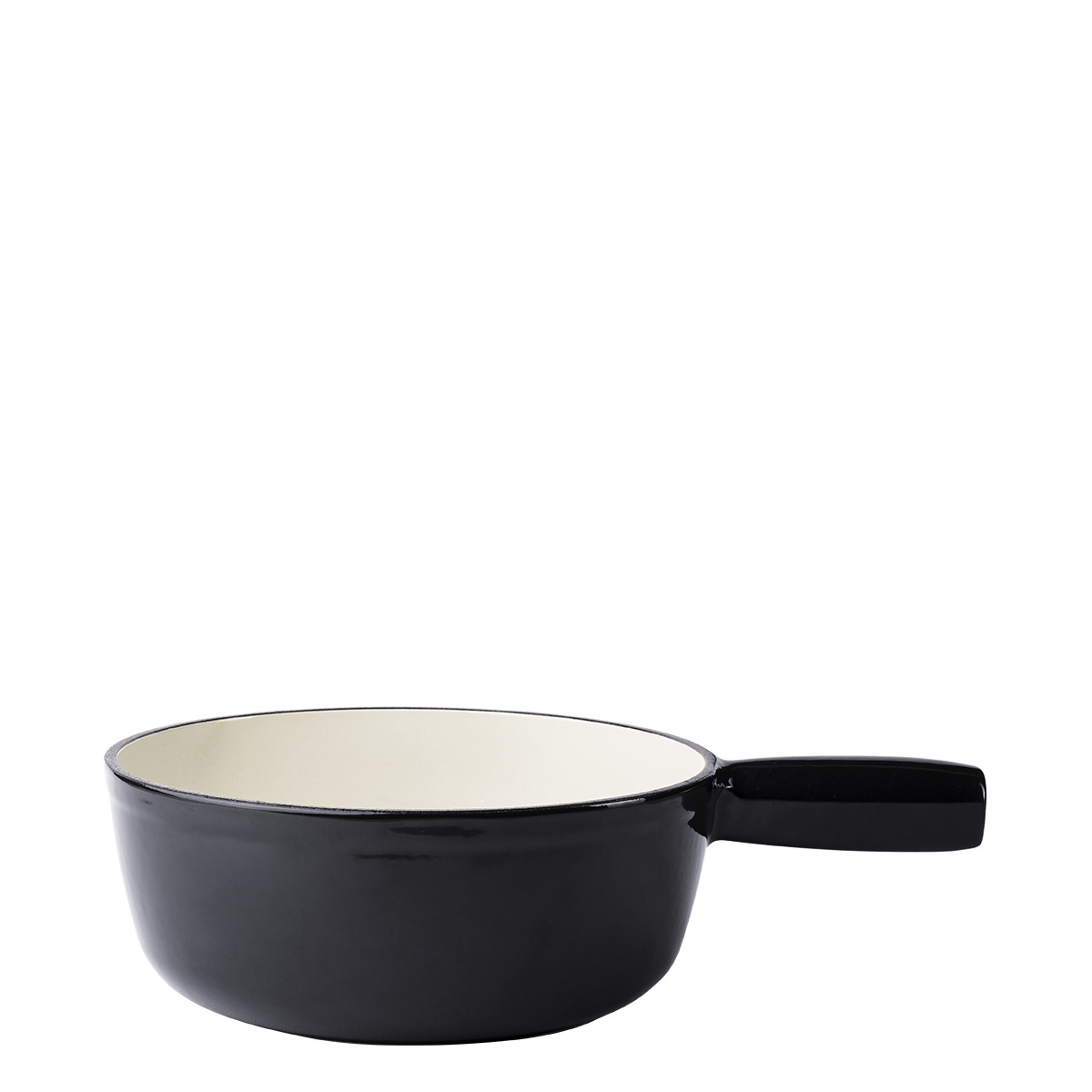 Gusseisen Fondue-Topf emailliert schwarz ø 22 cm - Jupiter Lunasol