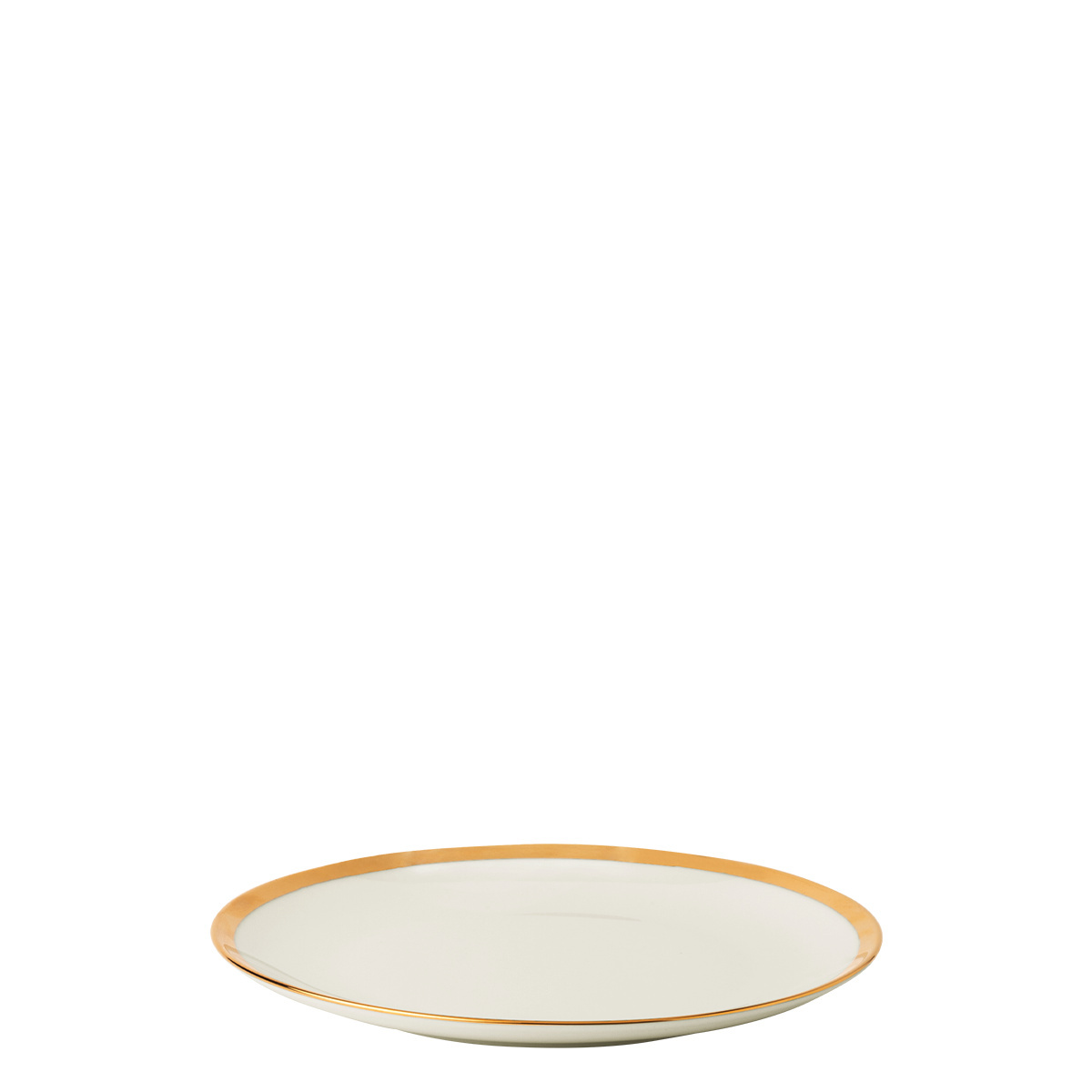 Dessertteller Coupe 20.5 cm Set 4-tlg. - FLOW Lunasol mit Gold-Rand
