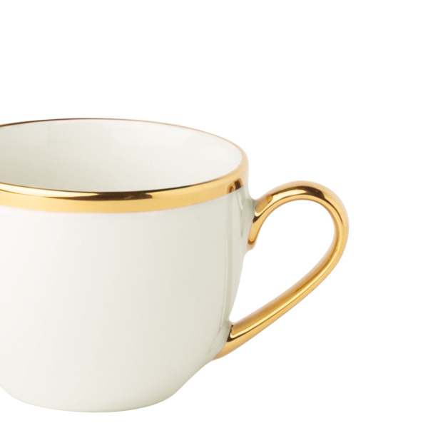 Mocca-Set 8-tlg. - FLOW Lunasol mit Gold-Rand