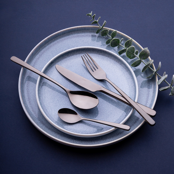Besteckset 24-tlg. – Salamanca PVD grey