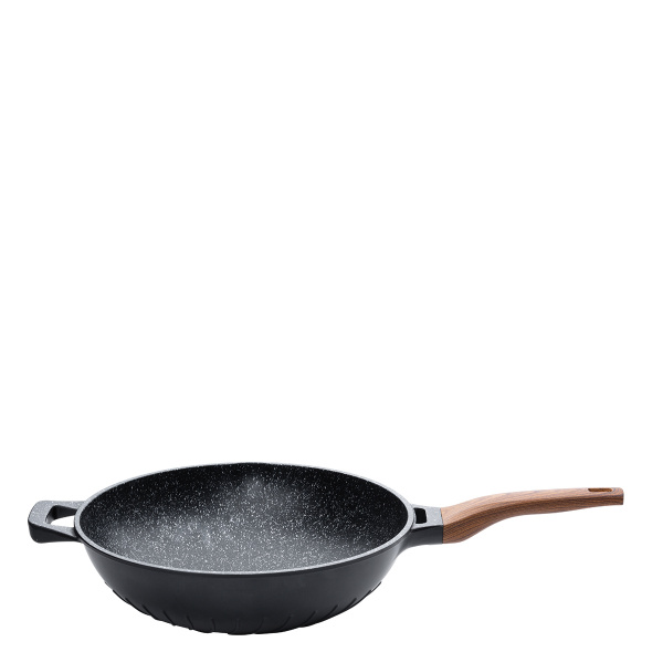 Wok Antihaftbeschichtung 32 cm black marble - Basic