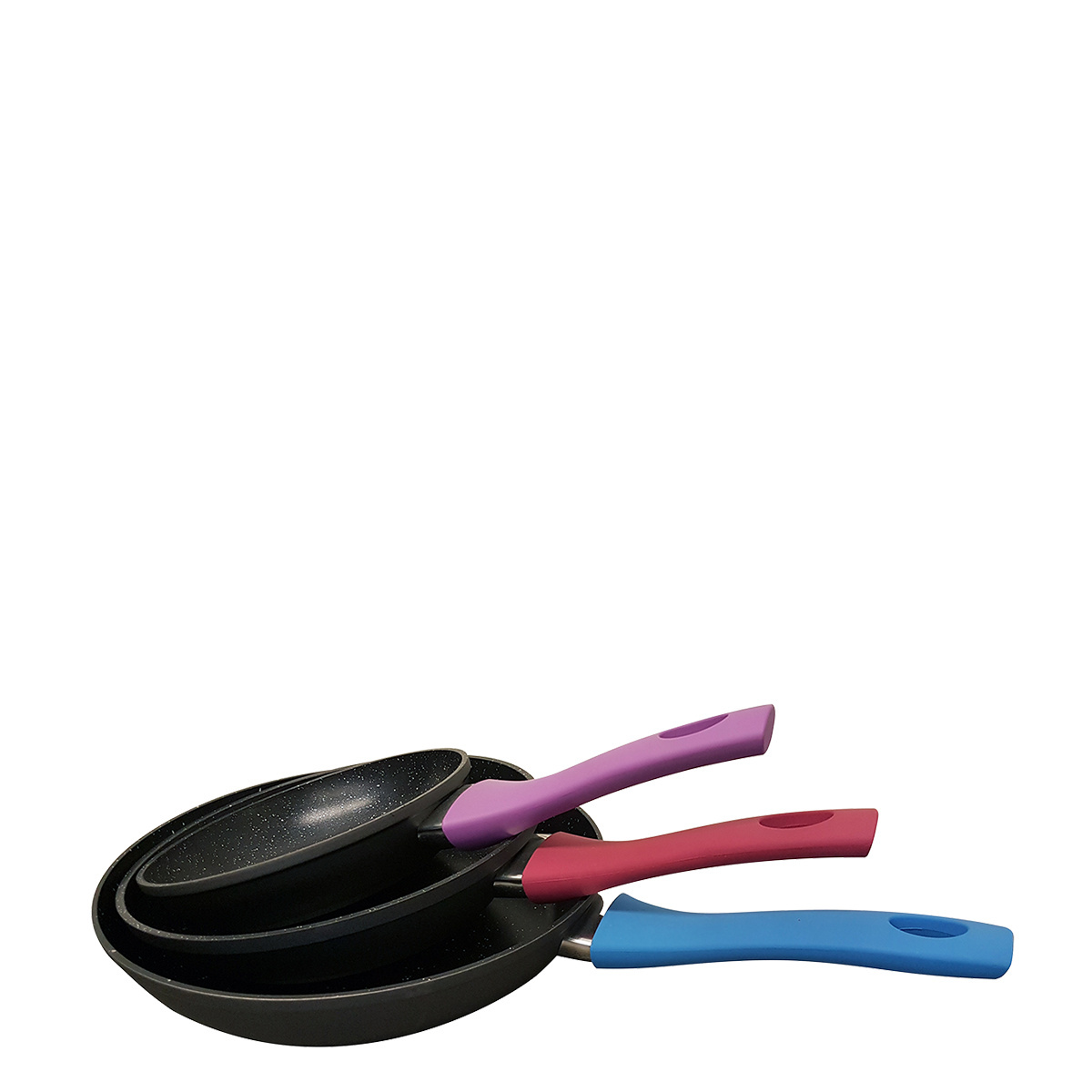 Bratpfannenset farbig 3-tlg. - Basic
