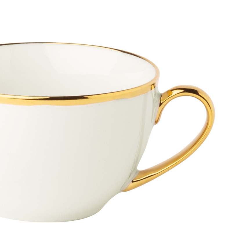 Kaffee-Set 8-tlg. - FLOW Lunasol mit Gold-Rand