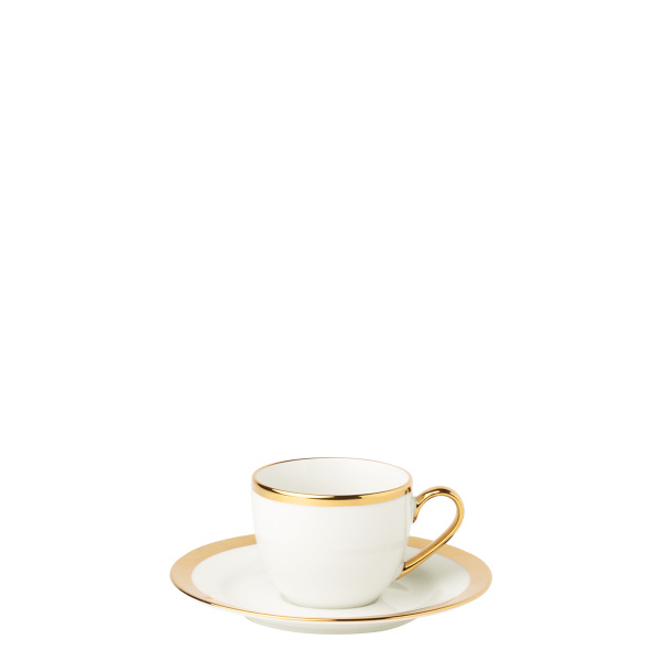 Mocca-Set 8-tlg. - FLOW Lunasol mit Gold-Rand