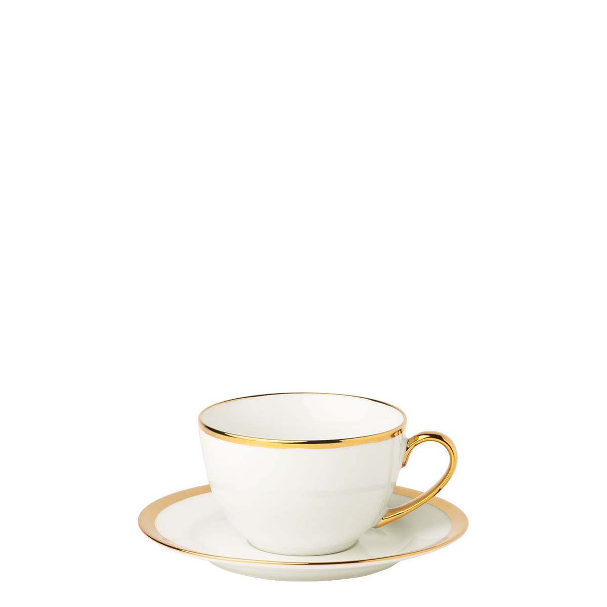 Kaffee-Set 8-tlg. - FLOW Lunasol mit Gold-Rand