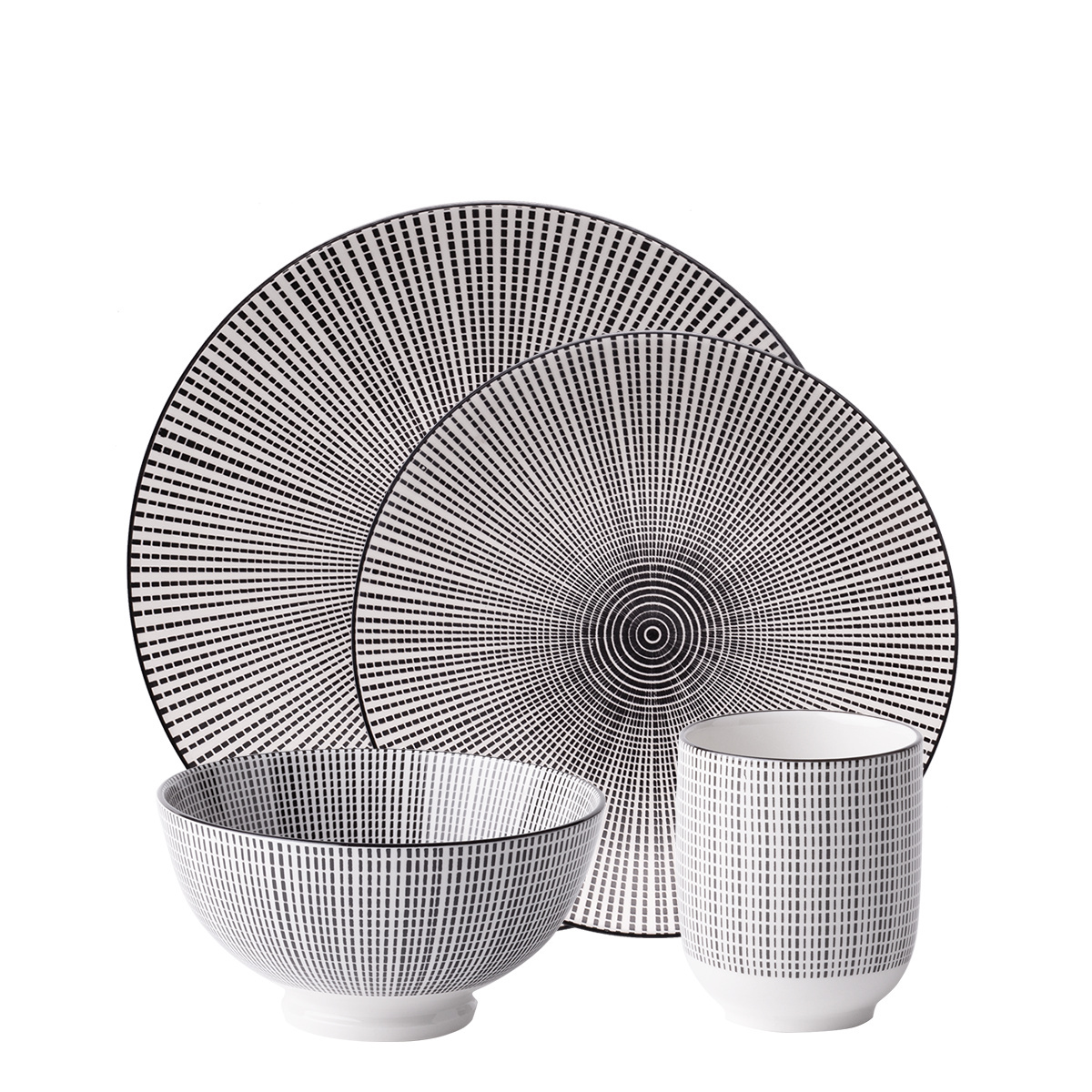 Porzellan Set 24-tlg. – Gaya Elements Fire