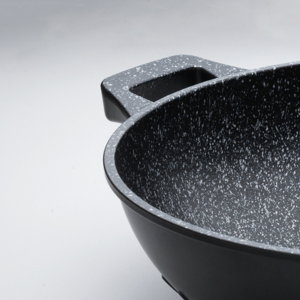 Wok Antihaftbeschichtung 32 cm black marble - Basic