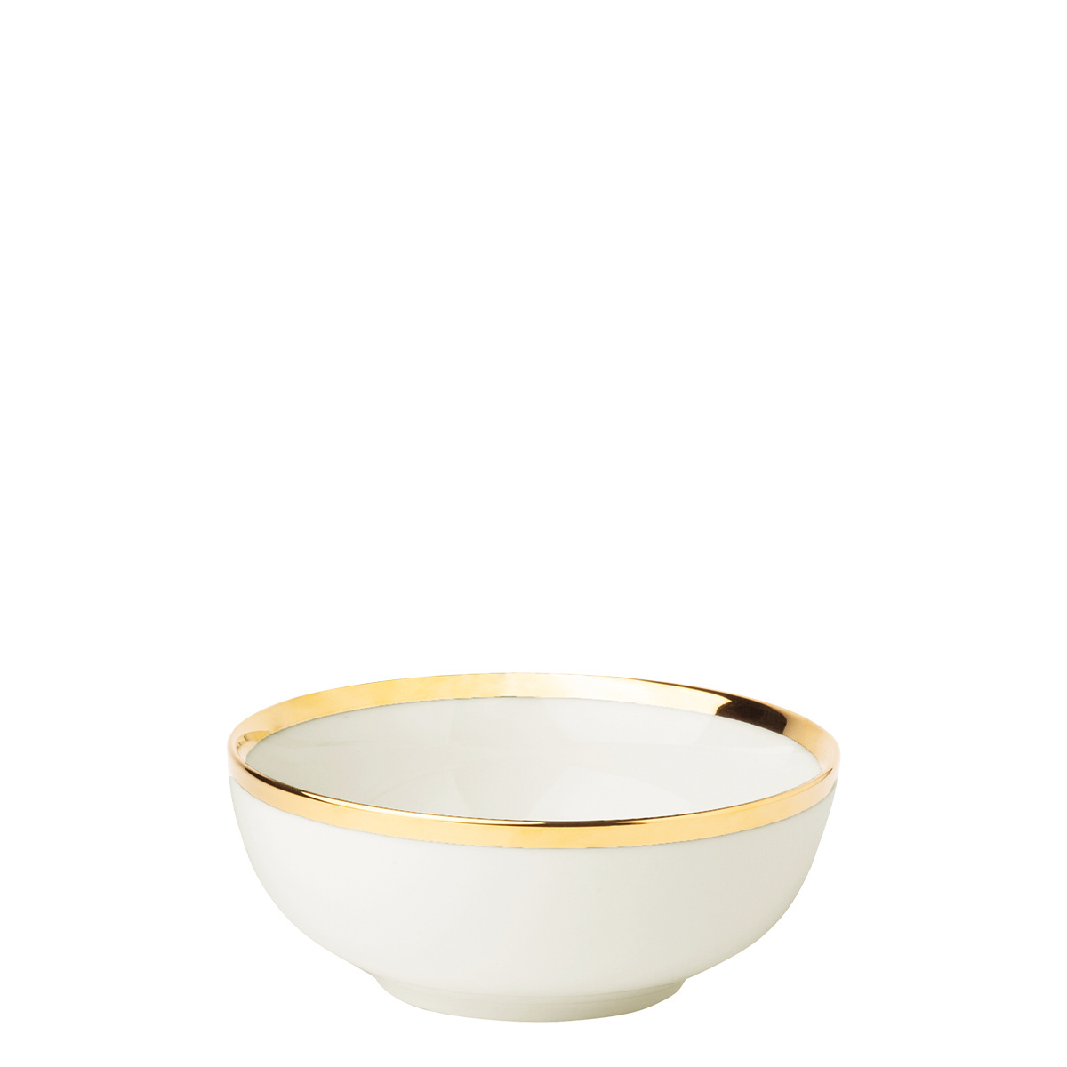 Bowl 16 cm Set 4-tlg. - FLOW Lunasol mit Gold-Rand