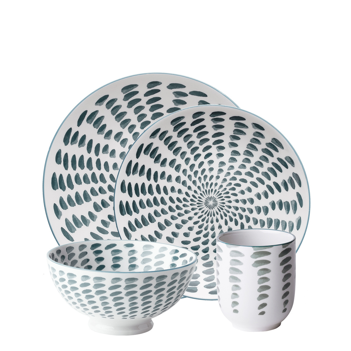 Porzellan Set 24-tlg. – Gaya Elements Water