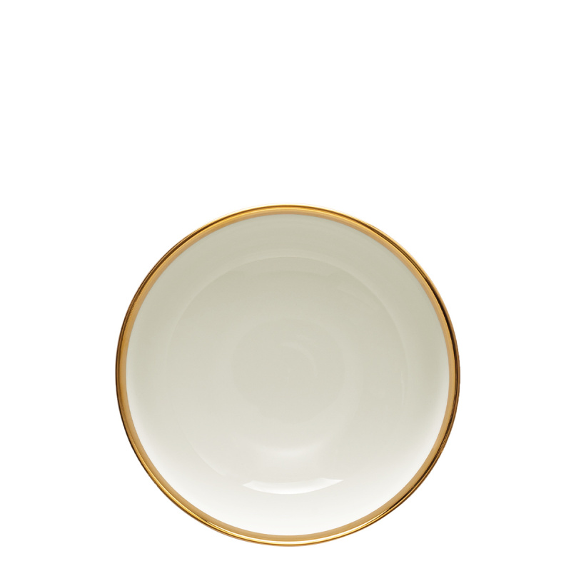 Bowl 16 cm Set 4-tlg. - FLOW Lunasol mit Gold-Rand
