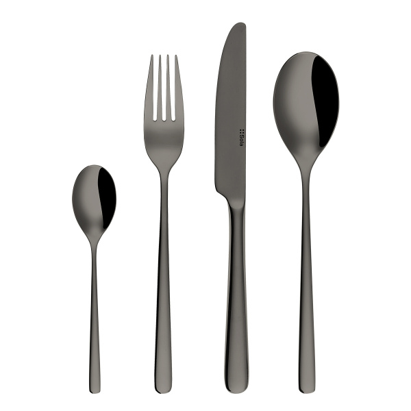 Besteckset 24-tlg. – Salamanca PVD grey