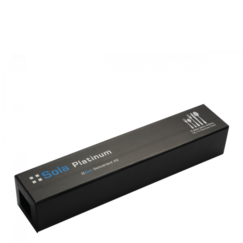Besteckset 5-tlg. – GAYA Exeter Stiel taupe matt