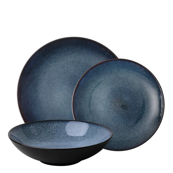 Porzellan-Set 18-tlg. – Gaya Atelier Night Sky