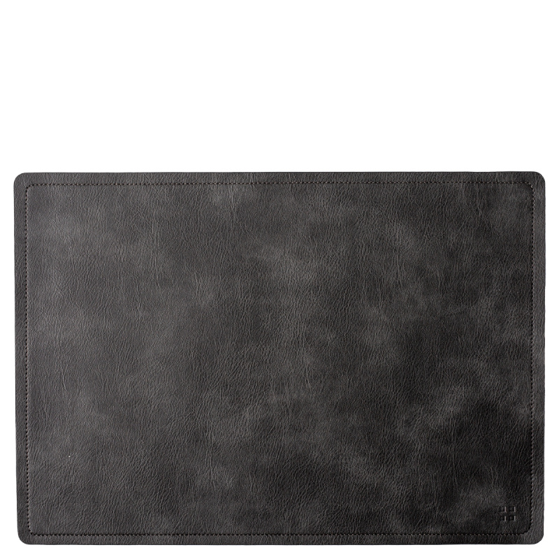 Anthrazitfarbenes rechteckiges Platzset PVC – Elements Ambiente