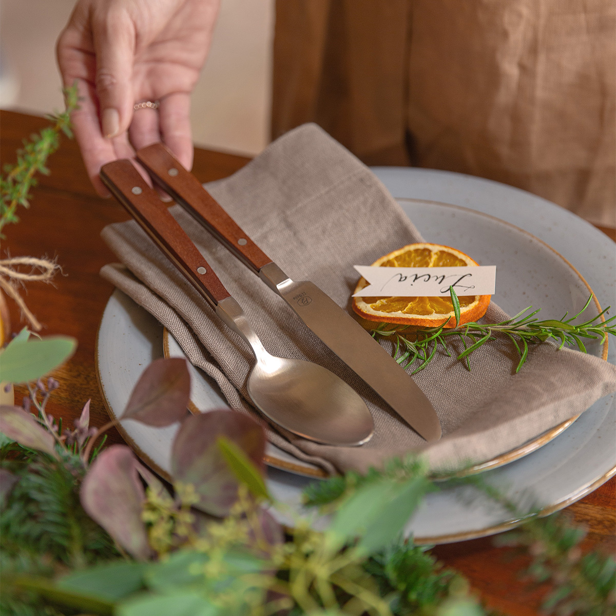Besteckset 24-tlg. - Image Sawo Wood