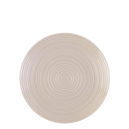 Teller flach Gaya RGB Spiral Champagne 23 cm