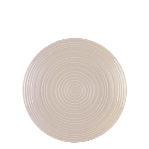 Teller flach Gaya RGB Spiral Champagne 23 cm