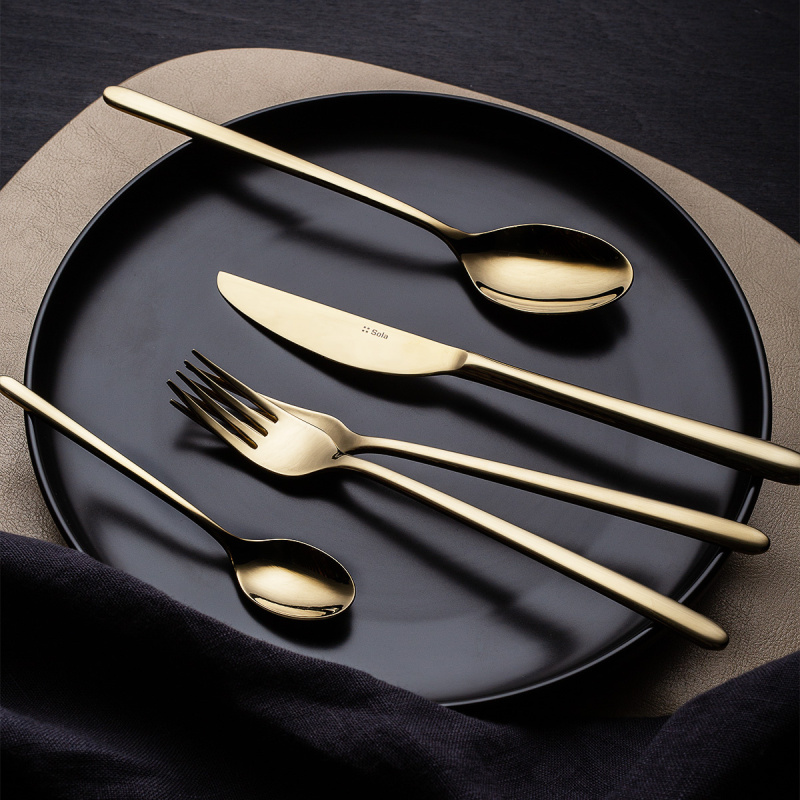Besteckset 16-tlg. – Sira PVD Champagne