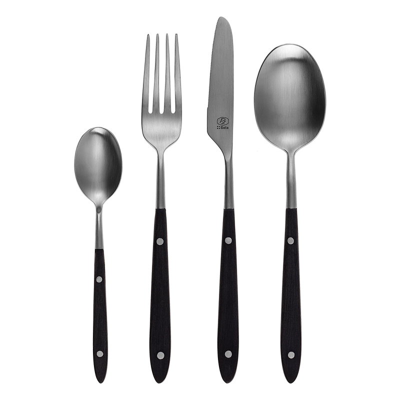 Besteckset 30-tlg. – GAYA Exeter Bistro Stiel schwarz