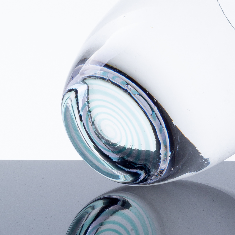 Tumbler-Gläser 460 ml mit türkisfarbenem Spiralboden 6 Stk. - Optima Glas Lunasol