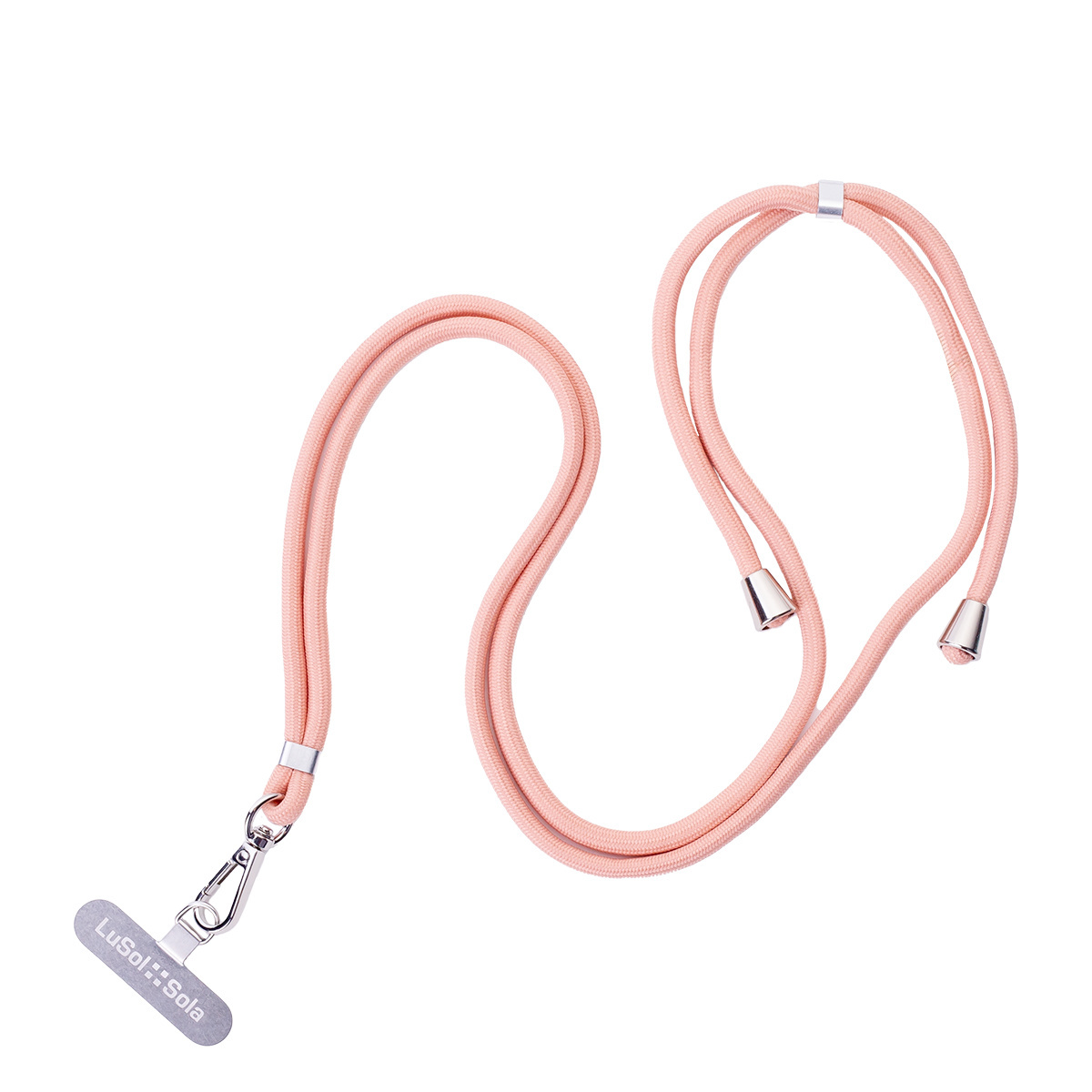 Crossbody Handy Lanyard mit Logo Lusol::Sola, rosa