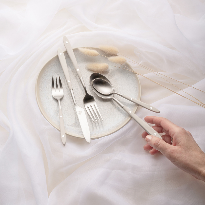 Besteckset 30-tlg. – GAYA Exeter Bistro Stiel Sand