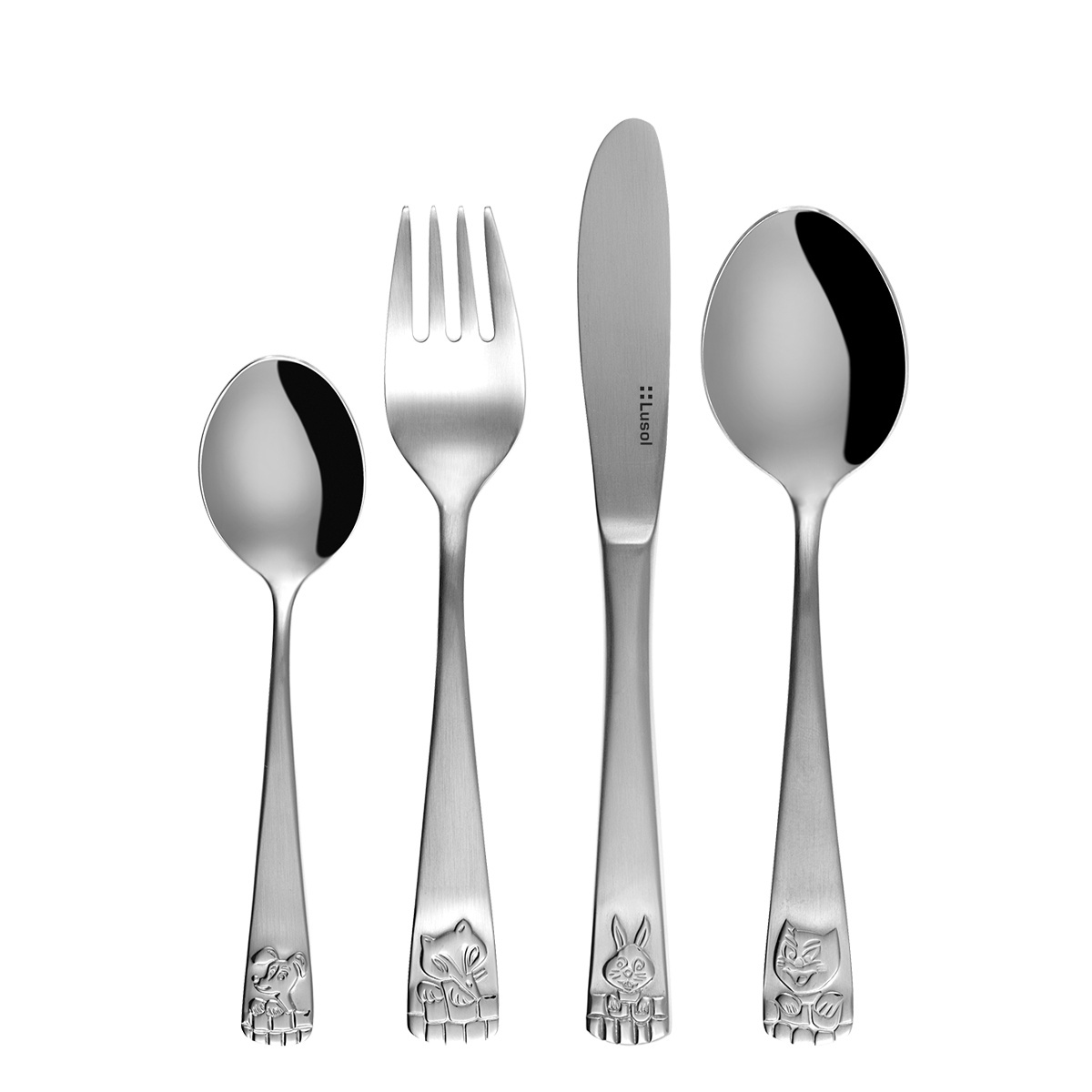 Kinderbesteck-Set 4 tlg. - Lusol 755