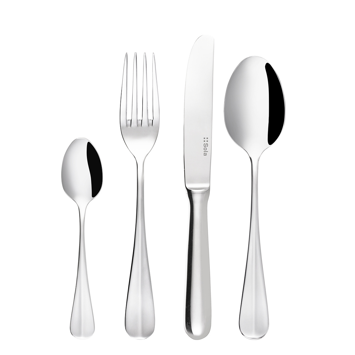 Besteck-Set 24-tlg. Baguette Original – Messer mit kurzer Klinge