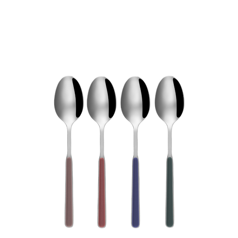 Müsli-/Dessertlöffel-Set 4-tlg. - RGB-Mix
