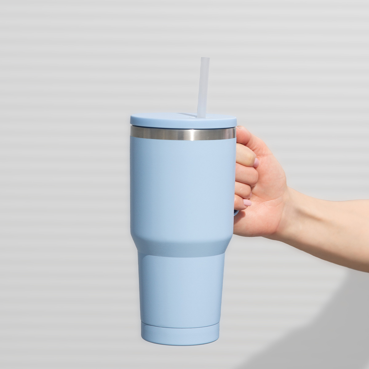 Thermo-Becher To Go Cup by Sola - hellblau matt
