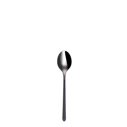 Kaffeelöffel-Set 4-tlg. - Porto PVD dunkel Titan / schwarz sandgestrahlt