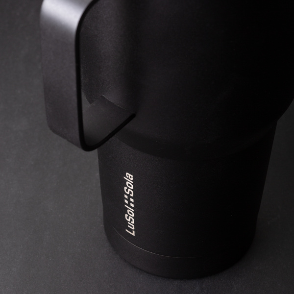 Thermo-Becher To Go Cup by Sola - schwarz matt