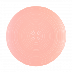 Teller Flach Gaya RGB Spiral hellrosa 28 cm