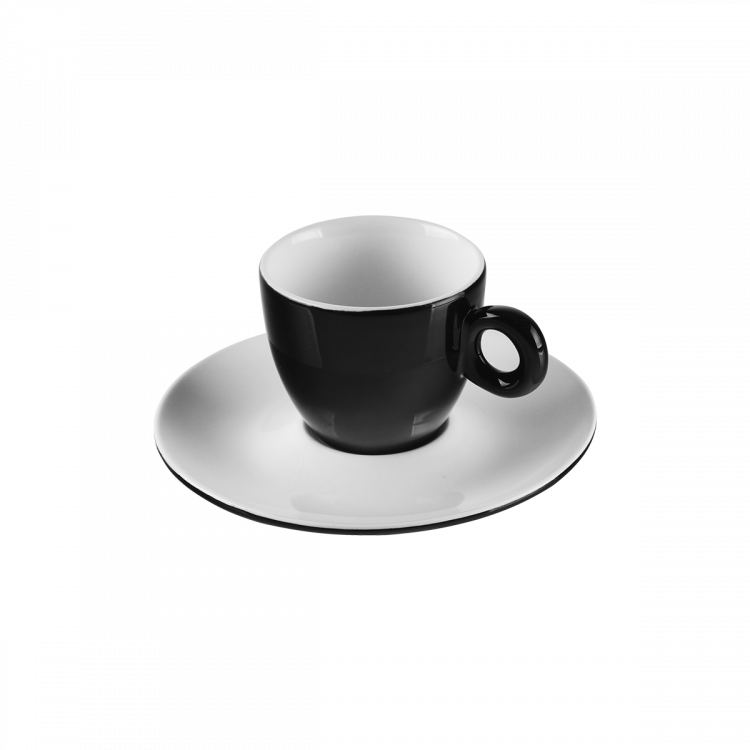 Espresso Untertasse schwarz 12,5 cm - RGB