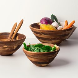 Salat Bowl Akazie ø 30.5 cm - FLOW Wooden