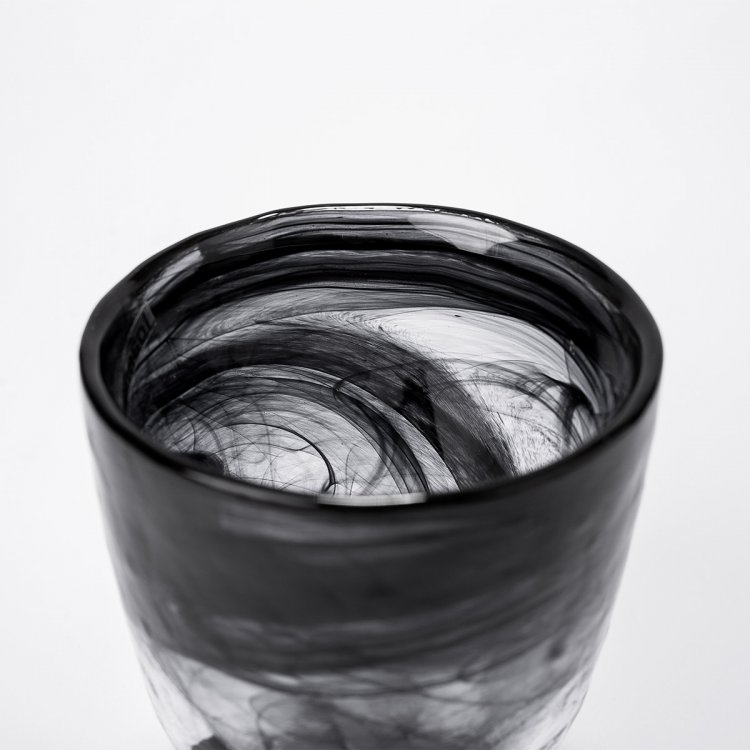 Glas-Set schwarz 25 tlg. - Elements Glass
