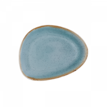 Platte oval Triangle 20,5 x 15,9 cm - Gaya Sand türkis Lunasol