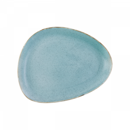 Platte oval Triangle 25,5 x 19,7 cm - Gaya Sand türkis Lunasol