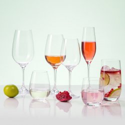 Gläser Champagner 210 ml 6-tlg. Set - Premium Glas Crystal