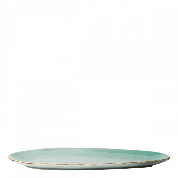Platte oval 41 cm - Gaya Sand türkis Lunasol