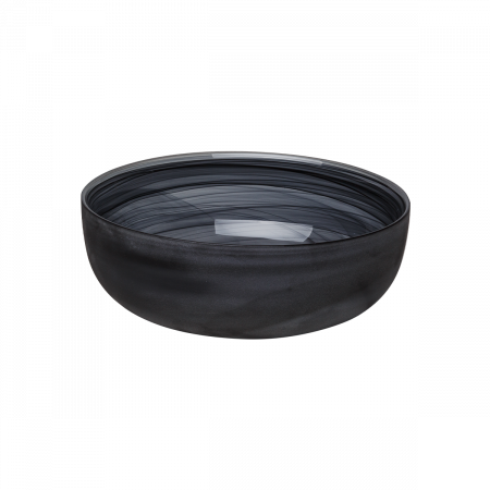 Bowl / Schale schwarz 21 cm - Elements Glas