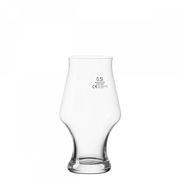 Bierglas 500 ml Set 6-tlg. 5dl geeicht Univers Glas Lunasol
