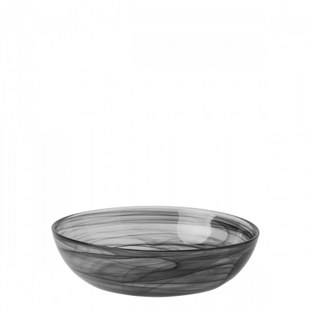 Bowl / Schale schwarz 18 cm - Elements Glas