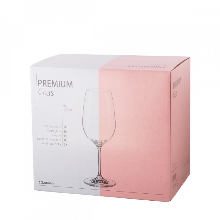 Gläser Rioja / Tempranillo 570 ml 6-tlg. Set - Premium Glas Crystal
