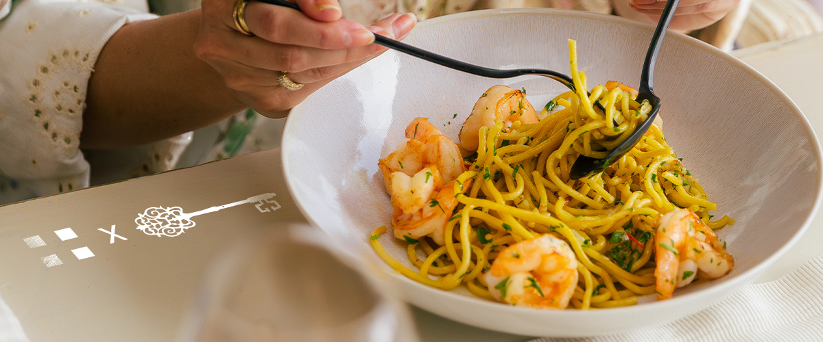 Spaghetti mit Garnelen, die auch zu Hause gelingen